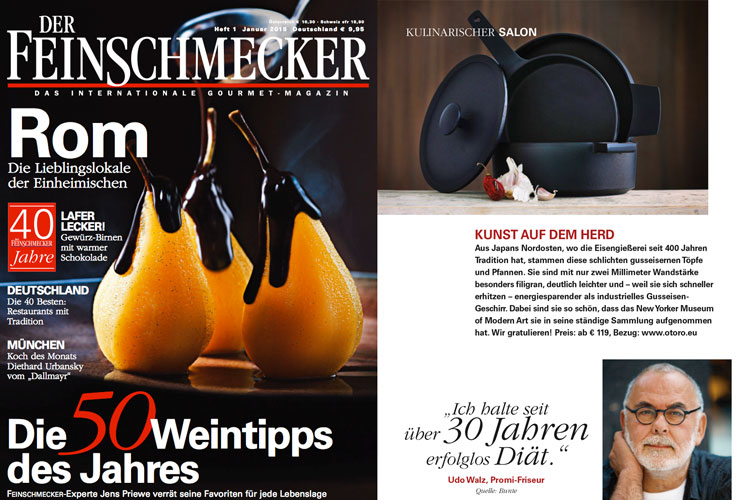 Beitrag im Feinschmecker